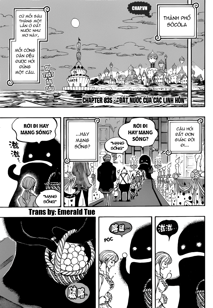 One Piece Chapter 835 - Trang 2