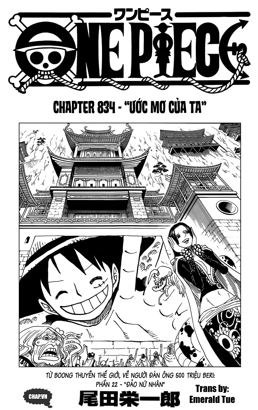 One Piece Chapter 834 - Trang 2