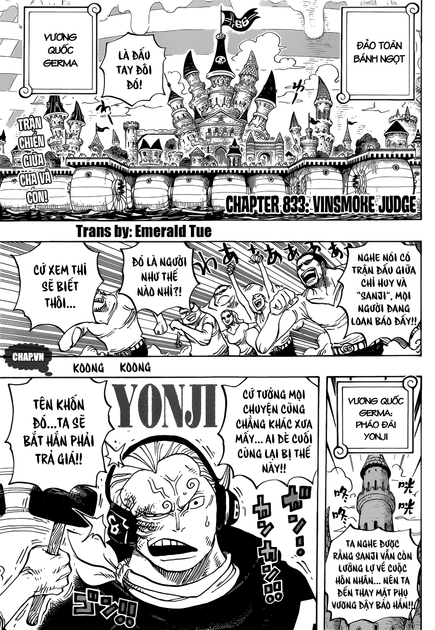 One Piece Chapter 833 - Trang 2