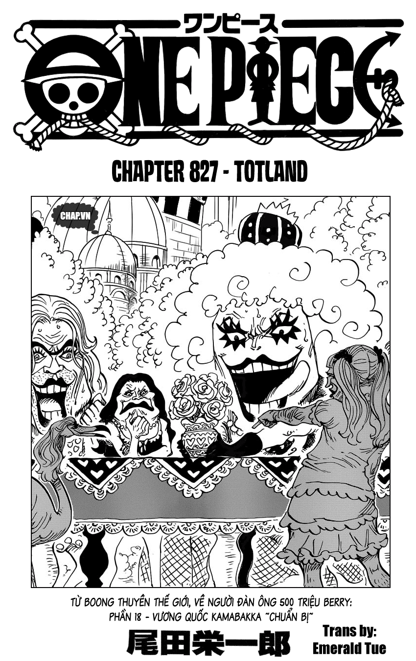 One Piece Chapter 827 - Trang 2