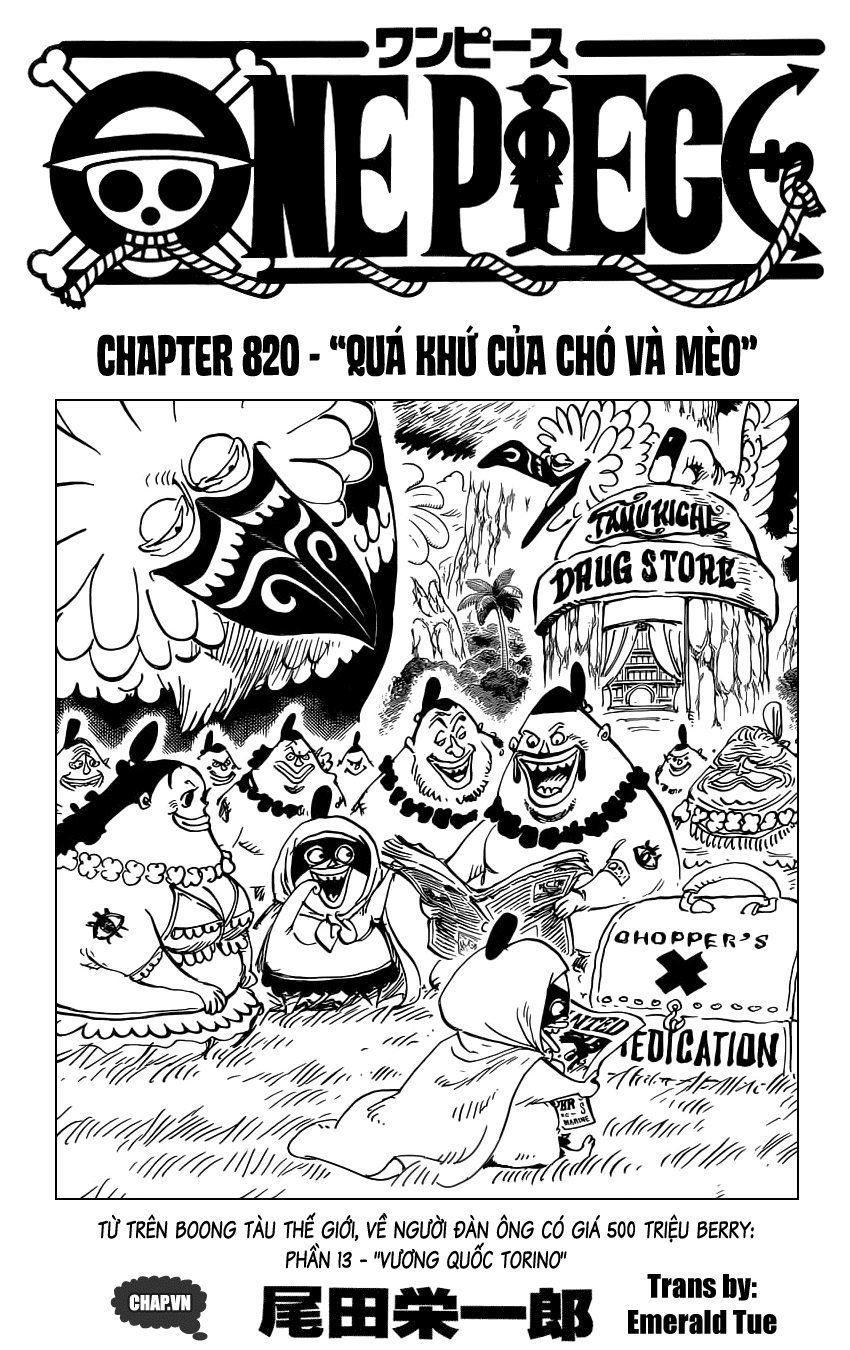 One Piece Chapter 820 - Trang 2