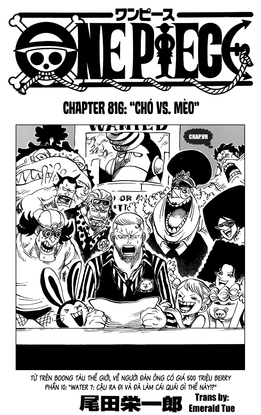 One Piece Chapter 816 - Trang 2