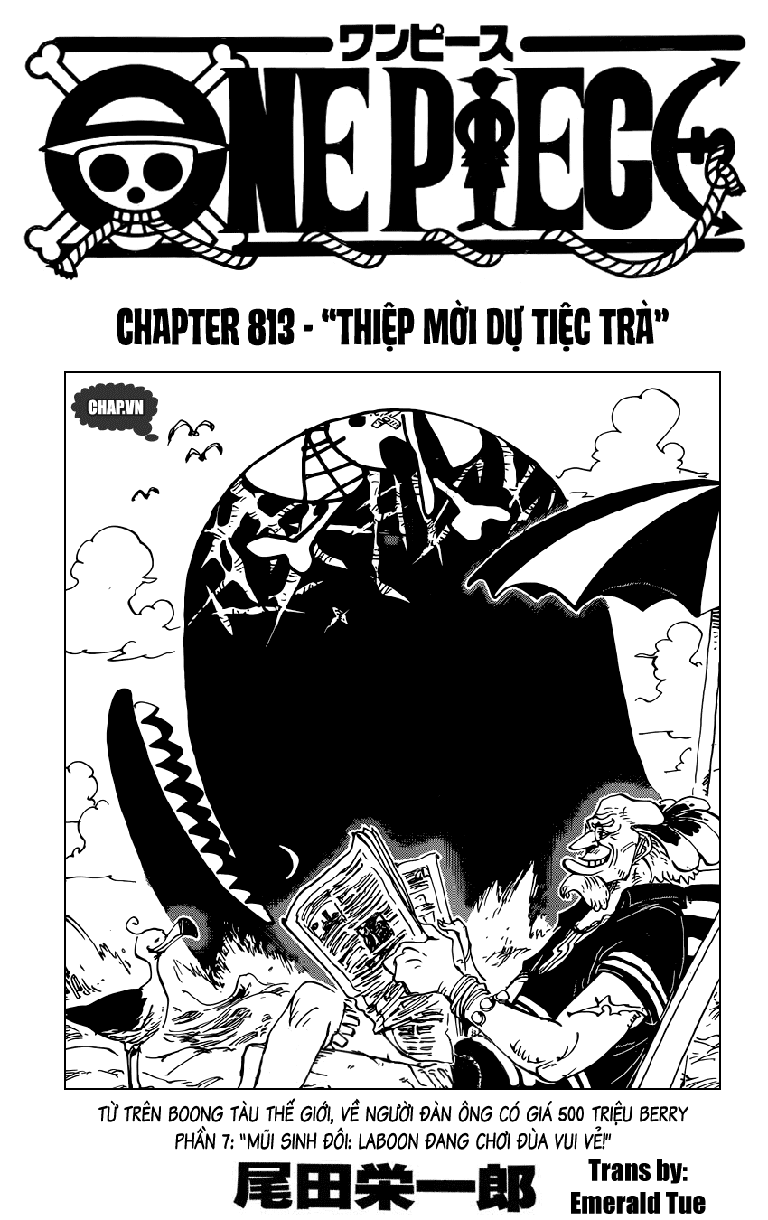 One Piece Chapter 813 - Trang 2