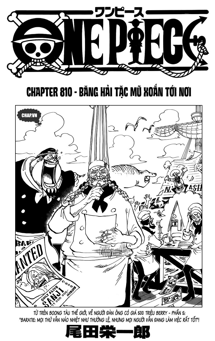 One Piece Chapter 810 - Trang 2