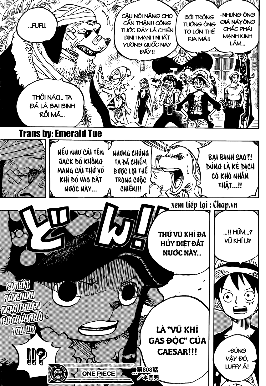 One Piece Chapter 808 - Trang 2