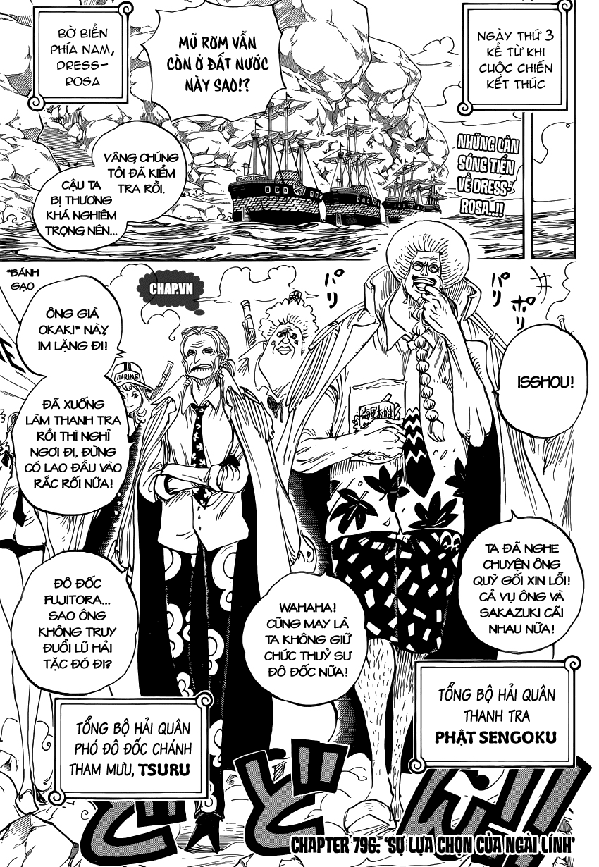 One Piece Chapter 796 - Trang 2