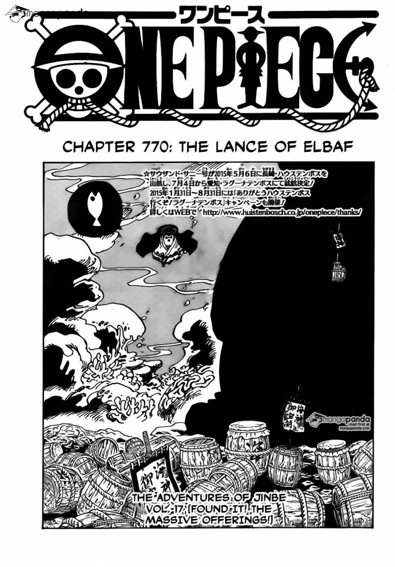 One Piece Chapter 770 - Trang 2