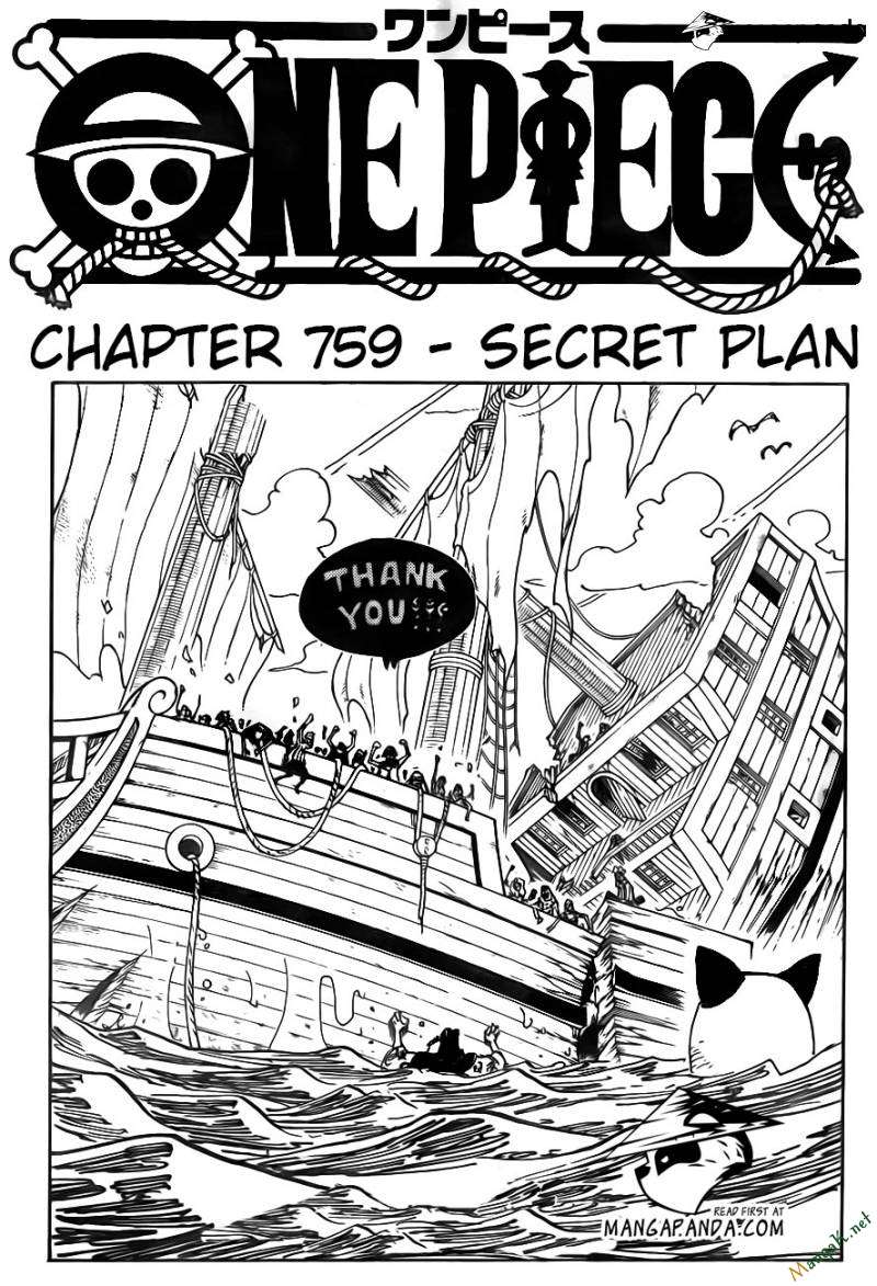 One Piece Chapter 759 - Trang 2