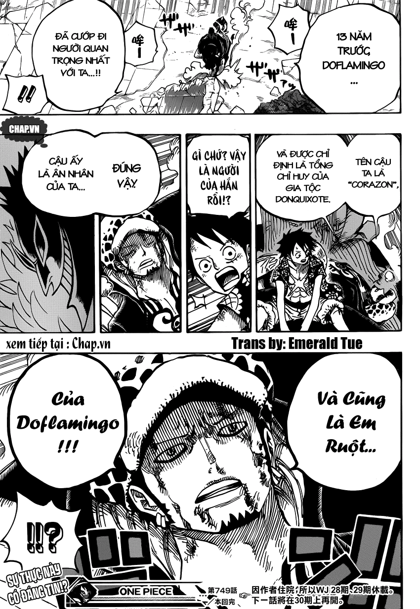 One Piece Chapter 749 - Trang 2