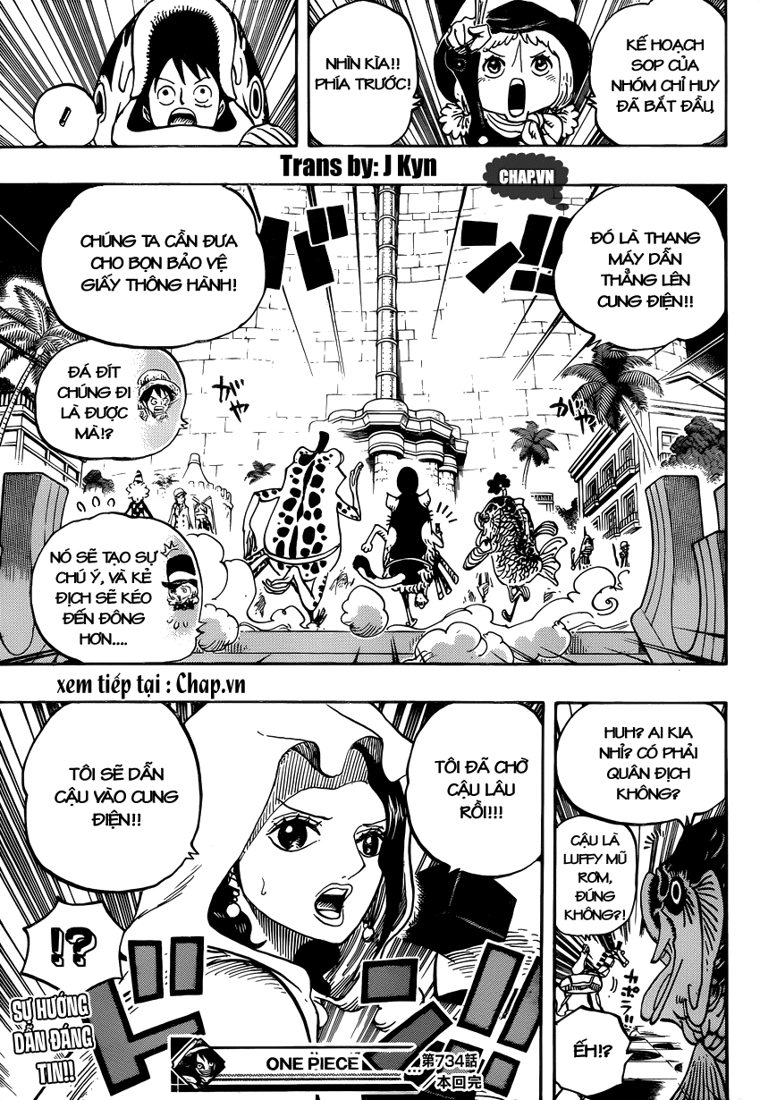 One Piece Chapter 734 - Trang 2