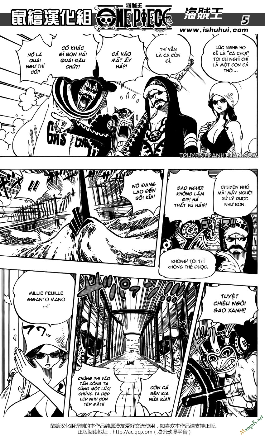 One Piece Chapter 710 - Trang 2