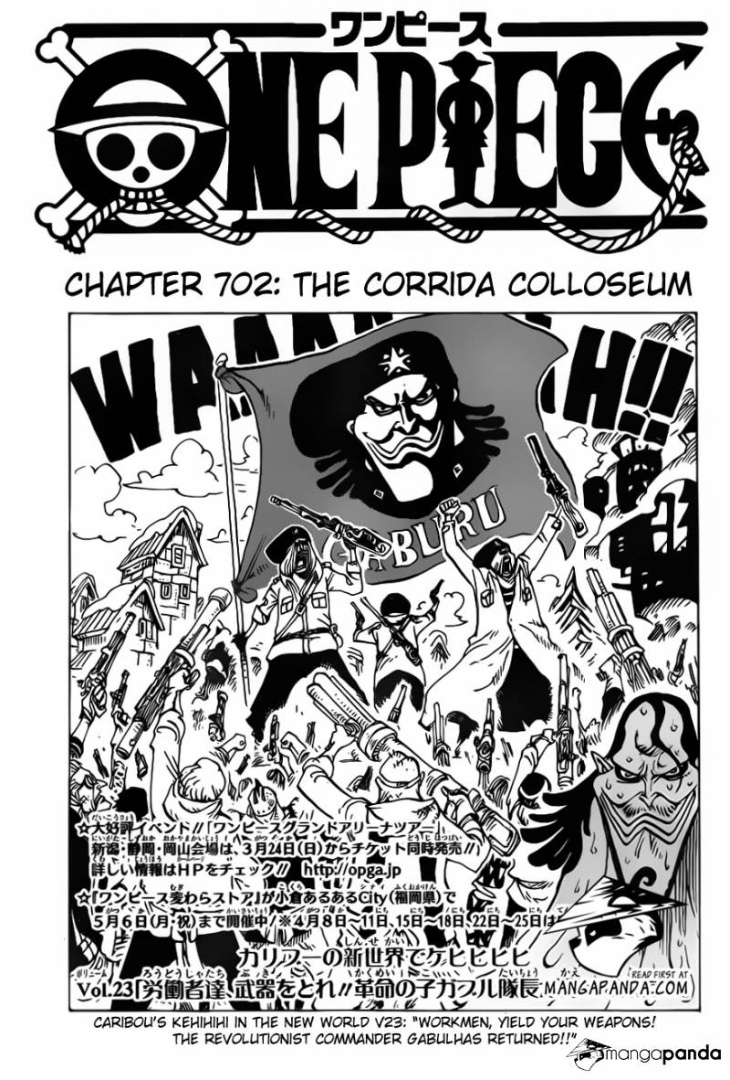 One Piece Chapter 702 - Trang 2