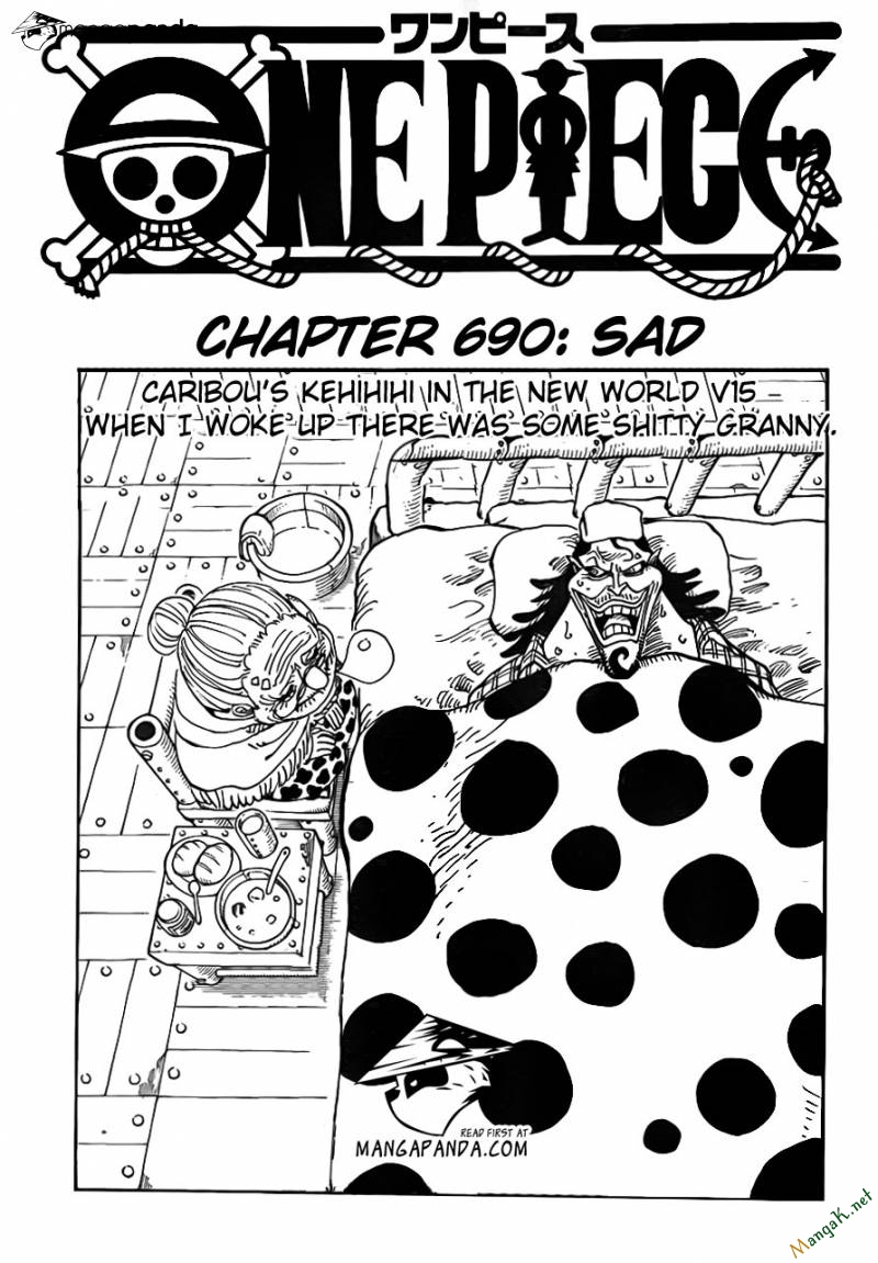 One Piece Chapter 690 - Trang 2