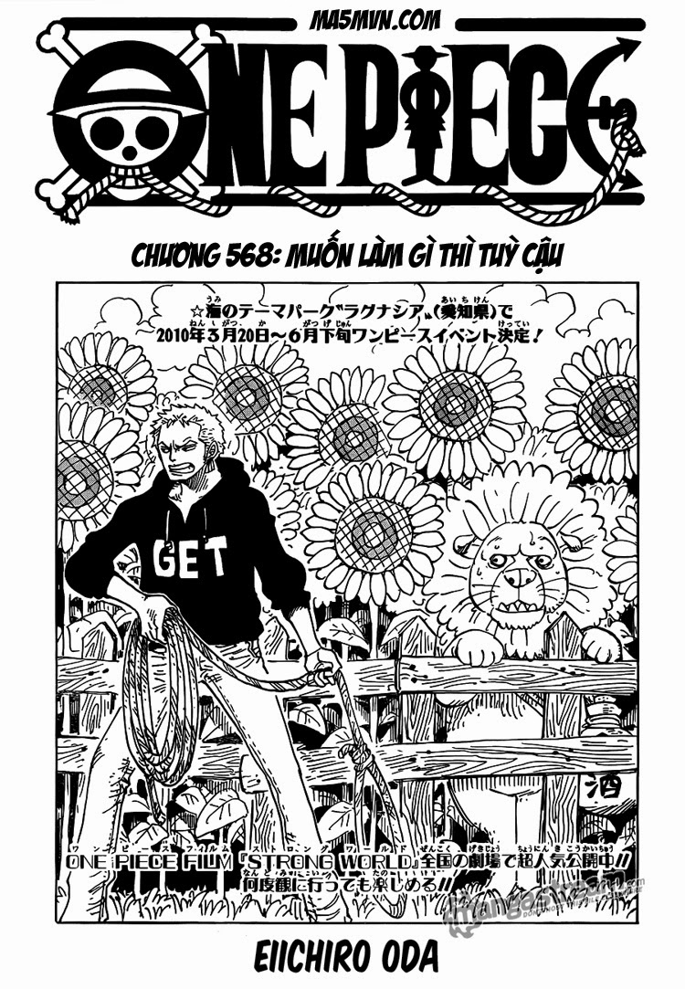 One Piece Chapter 568 - Trang 2