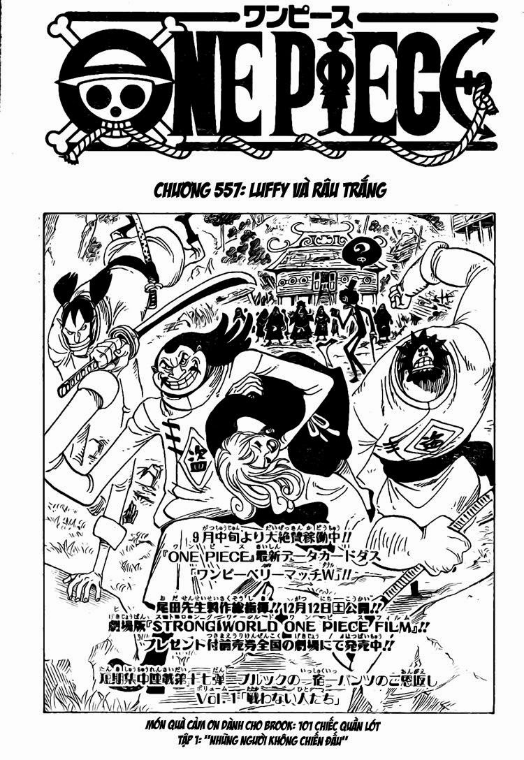 One Piece Chapter 557 - Trang 2