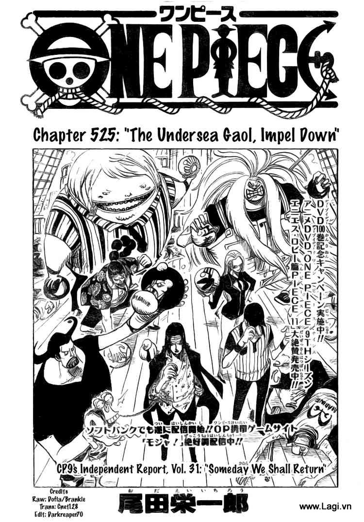 One Piece Chapter 525 - Trang 2