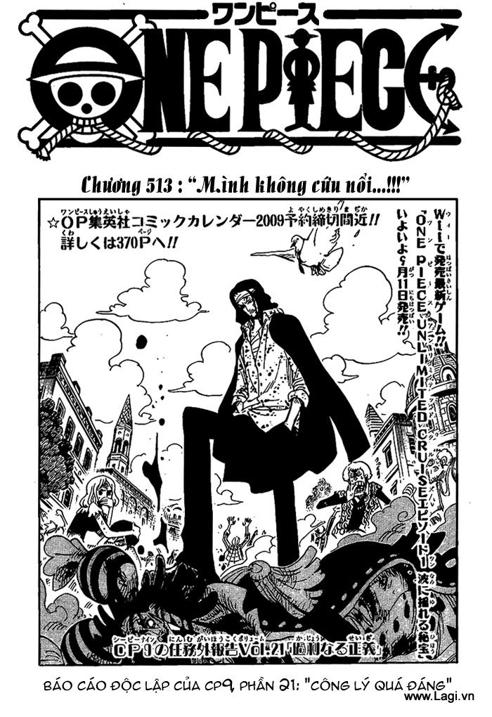 One Piece Chapter 513 - Trang 2