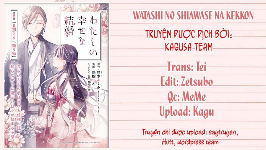 Watashi No Shiawase Na Kekkon Chapter 11 - Trang 2