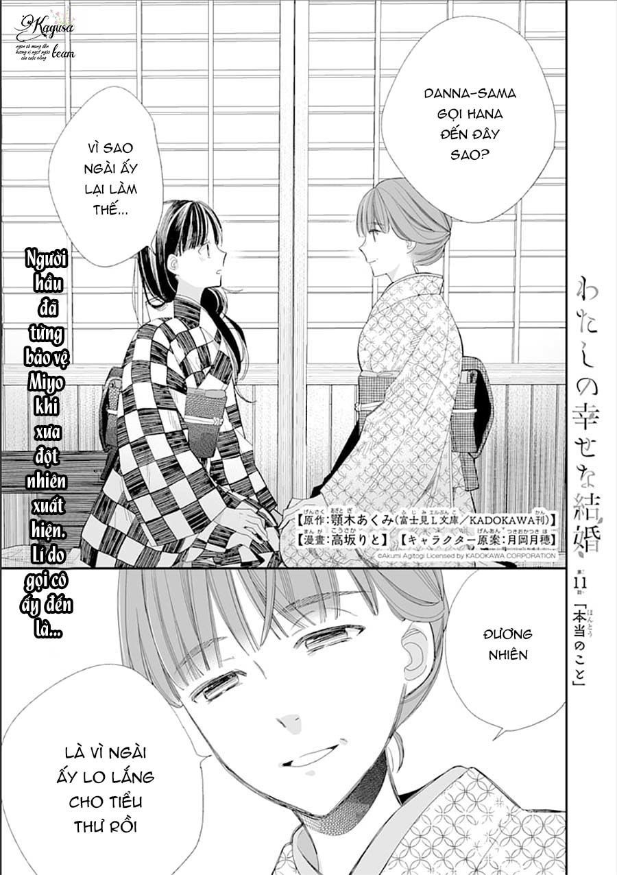 Watashi No Shiawase Na Kekkon Chapter 11 - Trang 2