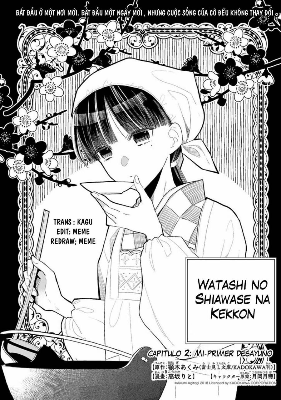 Watashi No Shiawase Na Kekkon Chapter 2 - Trang 2