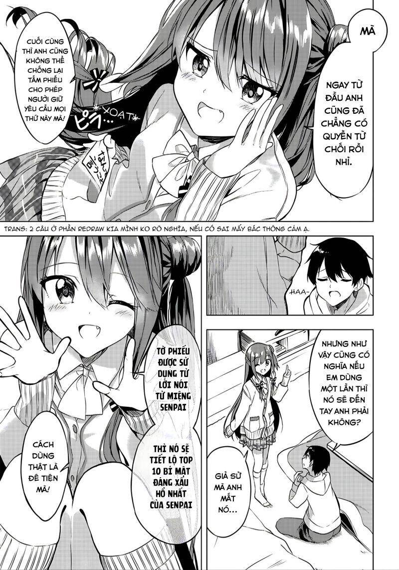 Anh Sẽ Nghe Lời Em Chứ? Senpai Chapter 2 - Trang 2