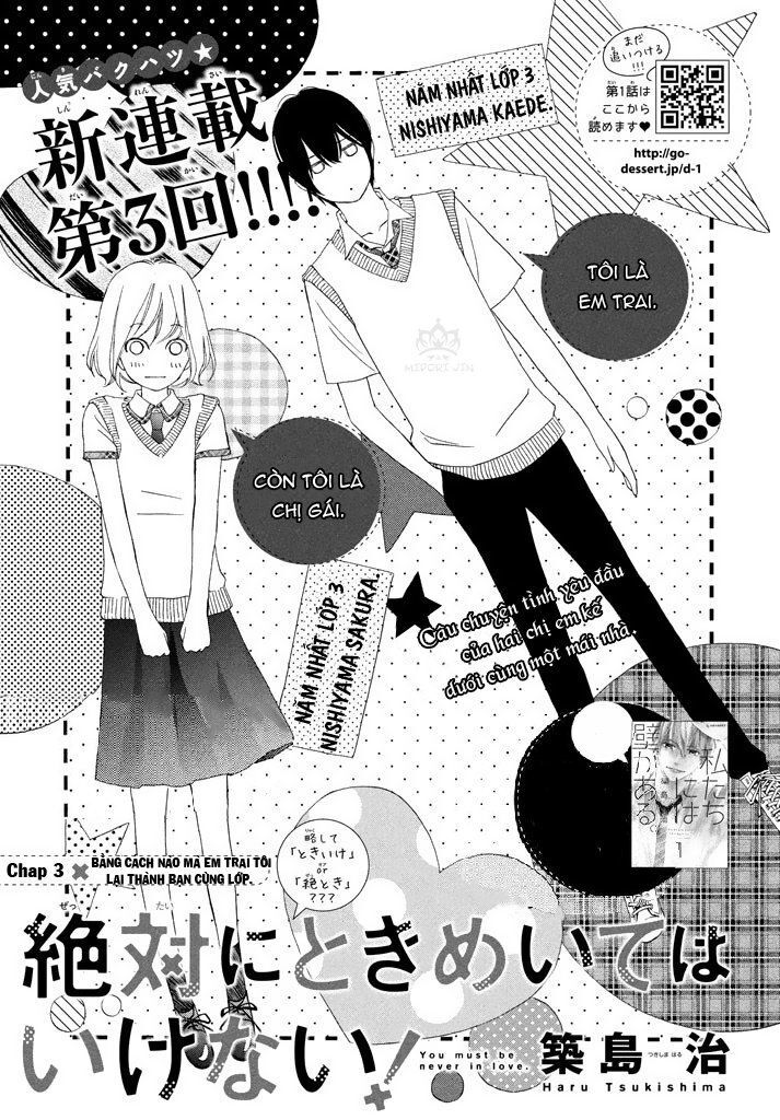 Zettai Ni Tokimeite Wa Ikenai! Chapter 3 - Trang 2