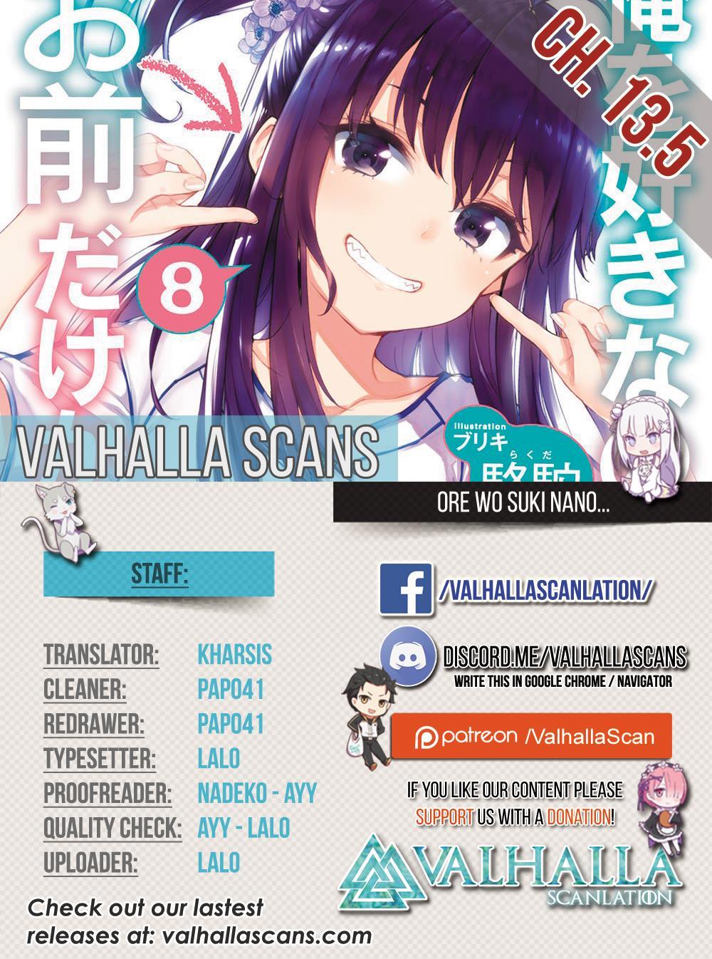 Ore Wo Suki Nano Wa Omae Dake Ka Yo Chapter 13.5 - Trang 2