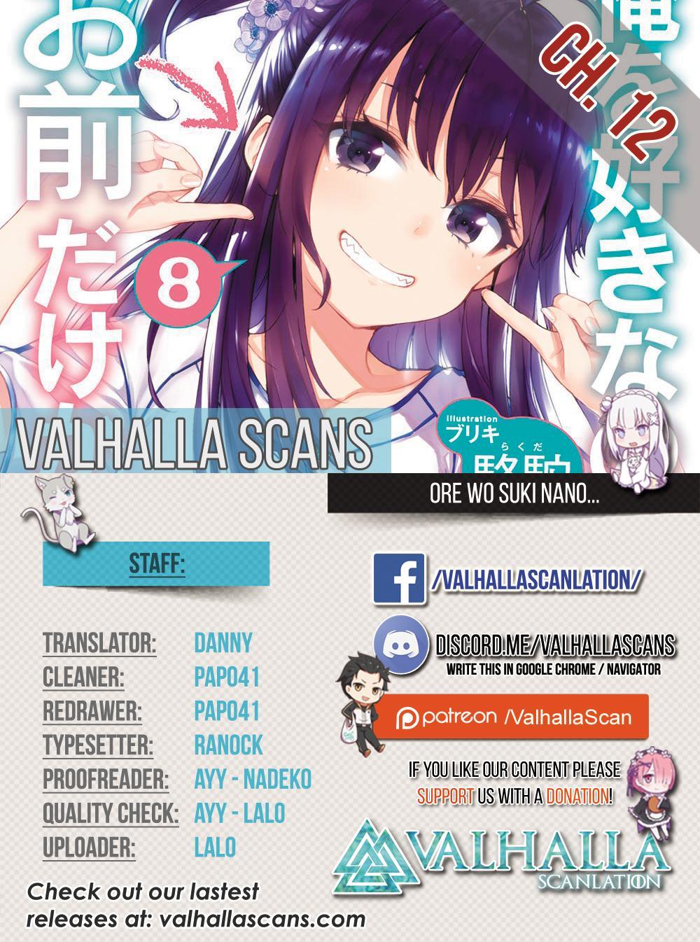 Ore Wo Suki Nano Wa Omae Dake Ka Yo Chapter 12 - Trang 2