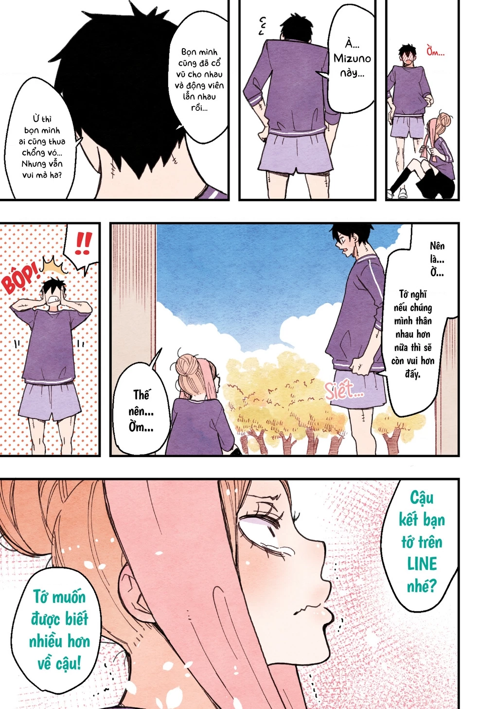 Sanpakugan-Chan Ha Tsutaetai Chapter 9 - Trang 2