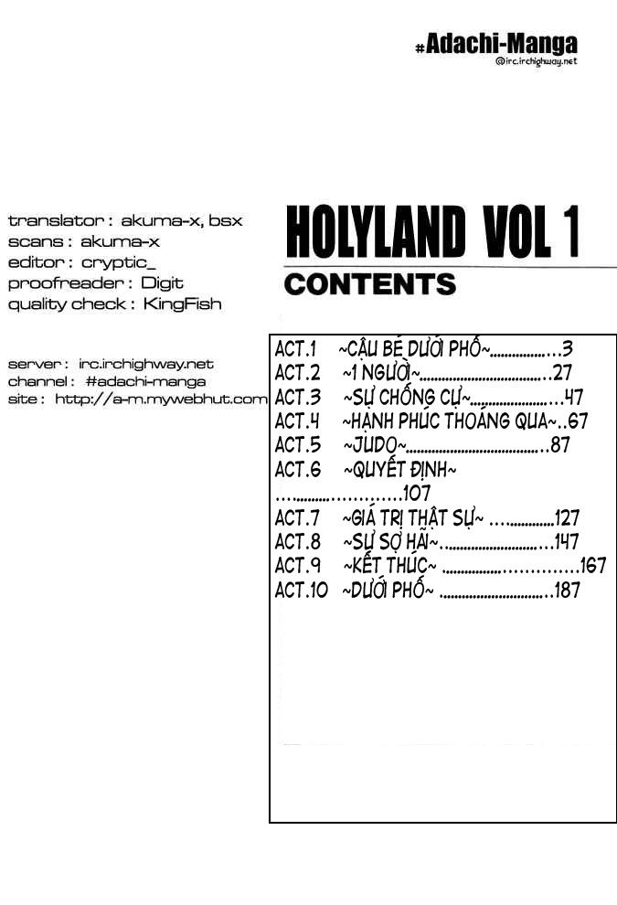 Holyland Chapter 1 - Trang 2