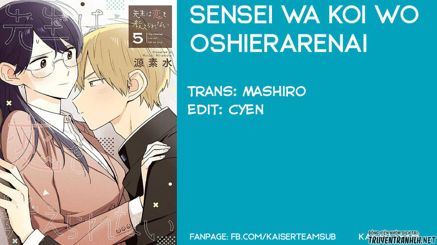 Sensei Can’T Teach Me About Love Chapter 34 - Trang 2