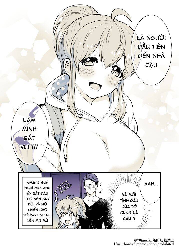 Osananajimi Ga Hisabisa Ni Saikai Shitara Otagai Kyonyuu Ni Natteta Chapter 14 - Trang 2