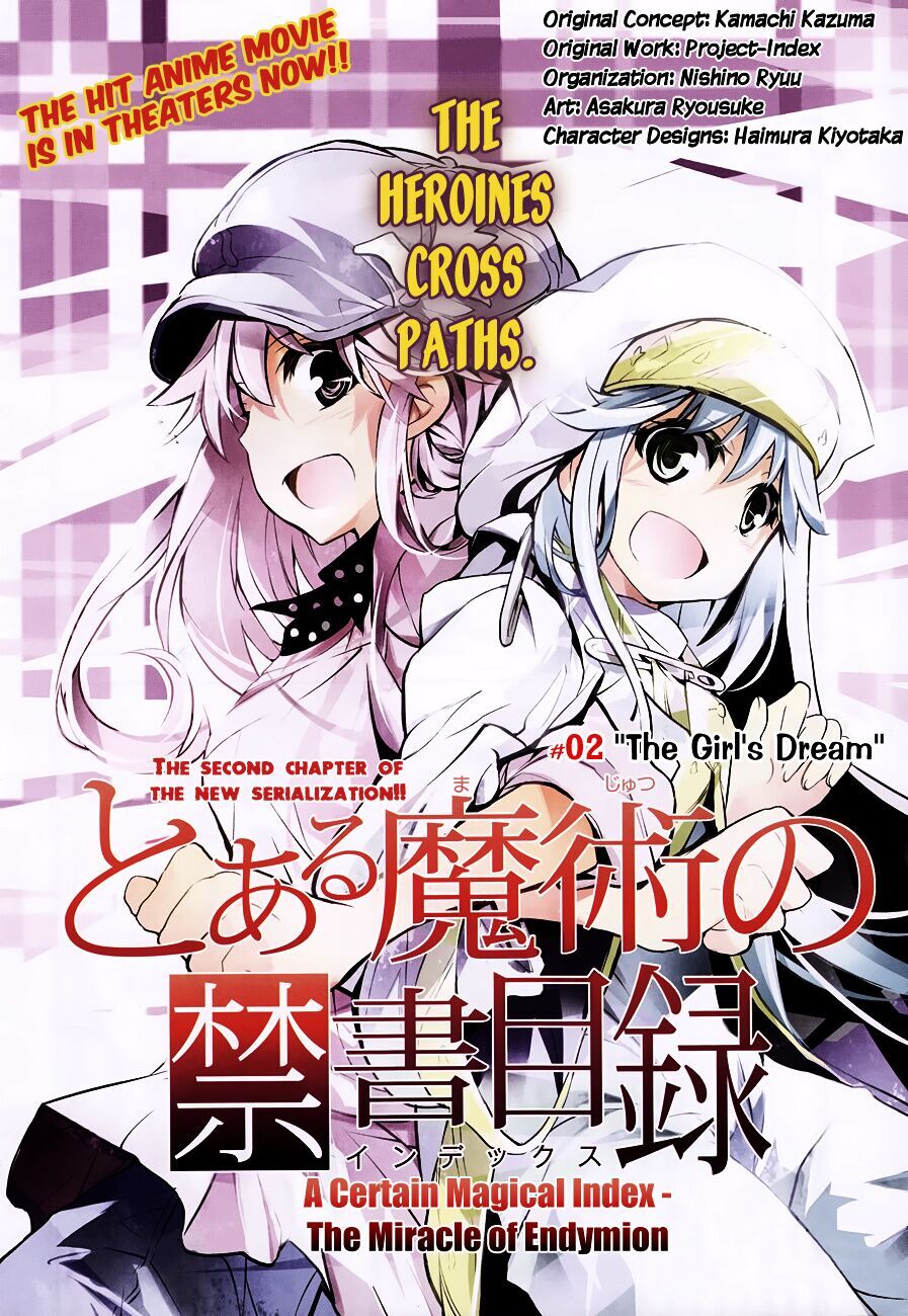 To Aru Majutsu No Kinsho Mokuroku – Endymion No Kiseki Chapter 2 - Trang 2