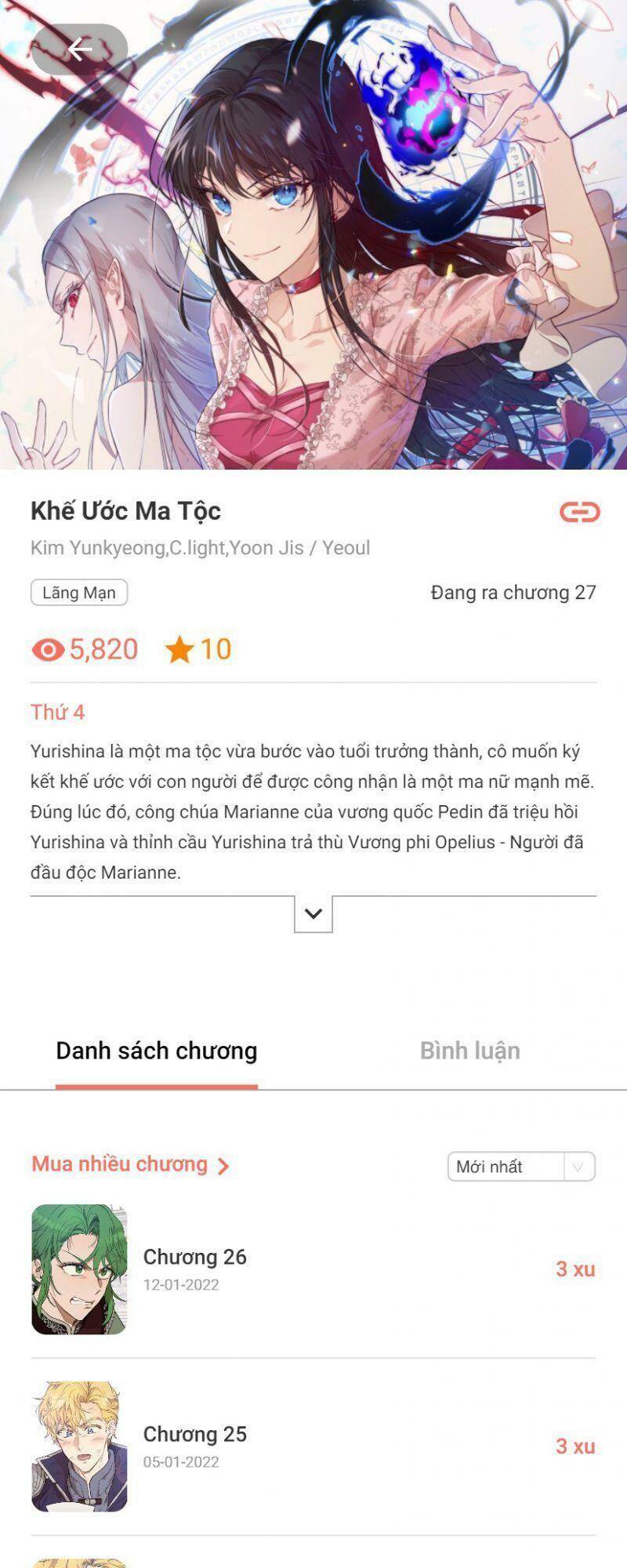 Khế Ước Của Ác Ma Chapter 60 - Trang 2