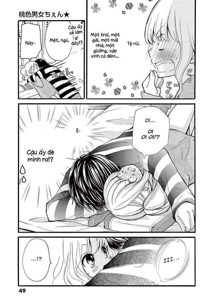 Momoiro Ome-Chen Chapter 3 - Trang 2