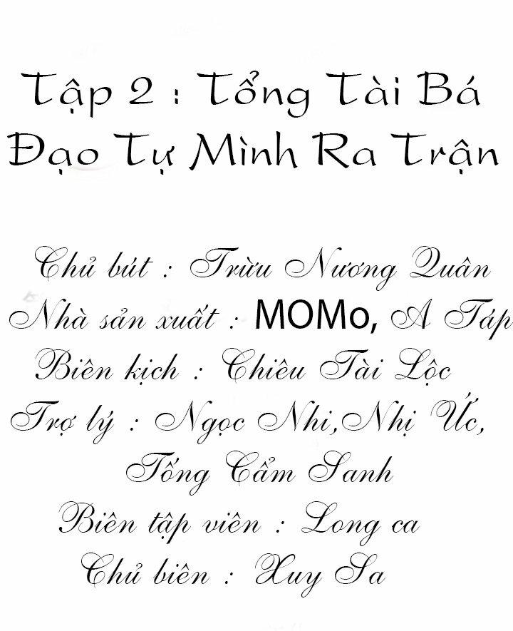 Tổng Tài Xấu Xa, Đừng Hòng Thoát Chapter 2 - Trang 2