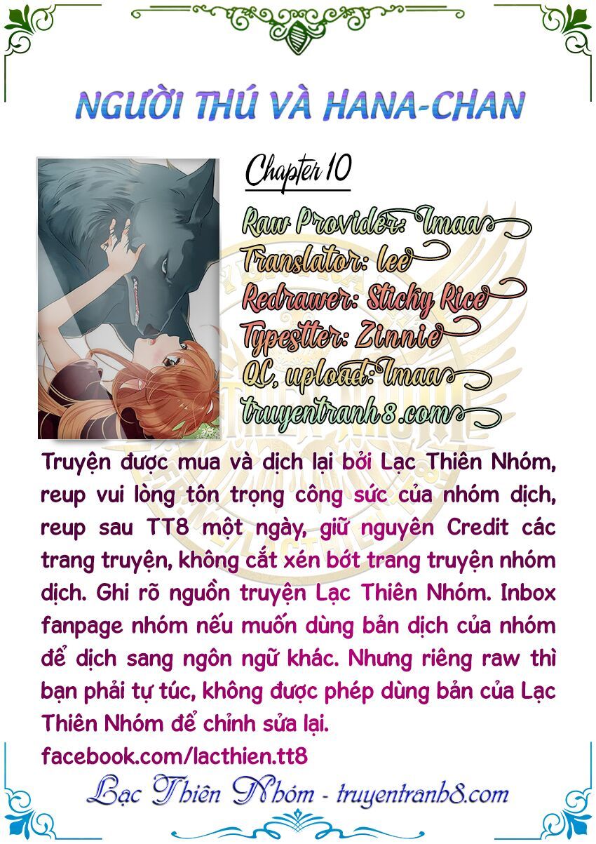 Người Thú Và Hana-Chan Chapter 10 - Trang 2