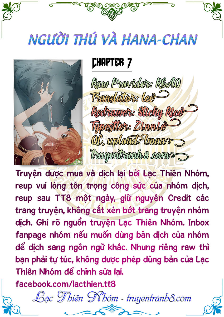 Người Thú Và Hana-Chan Chapter 7 - Trang 2