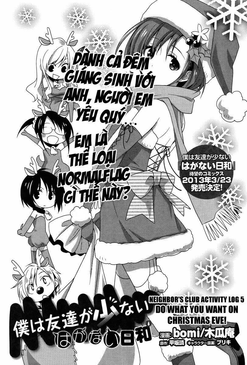 Boku Wa Tomodachi Ga Sukunai: Haganai Hiyori Chapter 5 - Trang 2