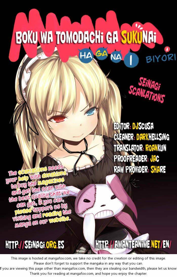 Boku Wa Tomodachi Ga Sukunai: Haganai Hiyori Chapter 3 - Trang 2