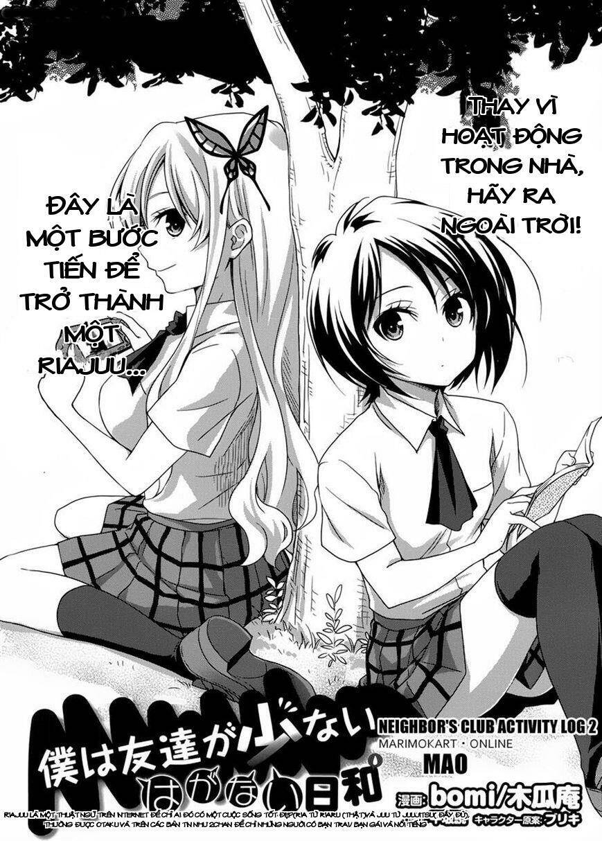 Boku Wa Tomodachi Ga Sukunai: Haganai Hiyori Chapter 2 - Trang 2