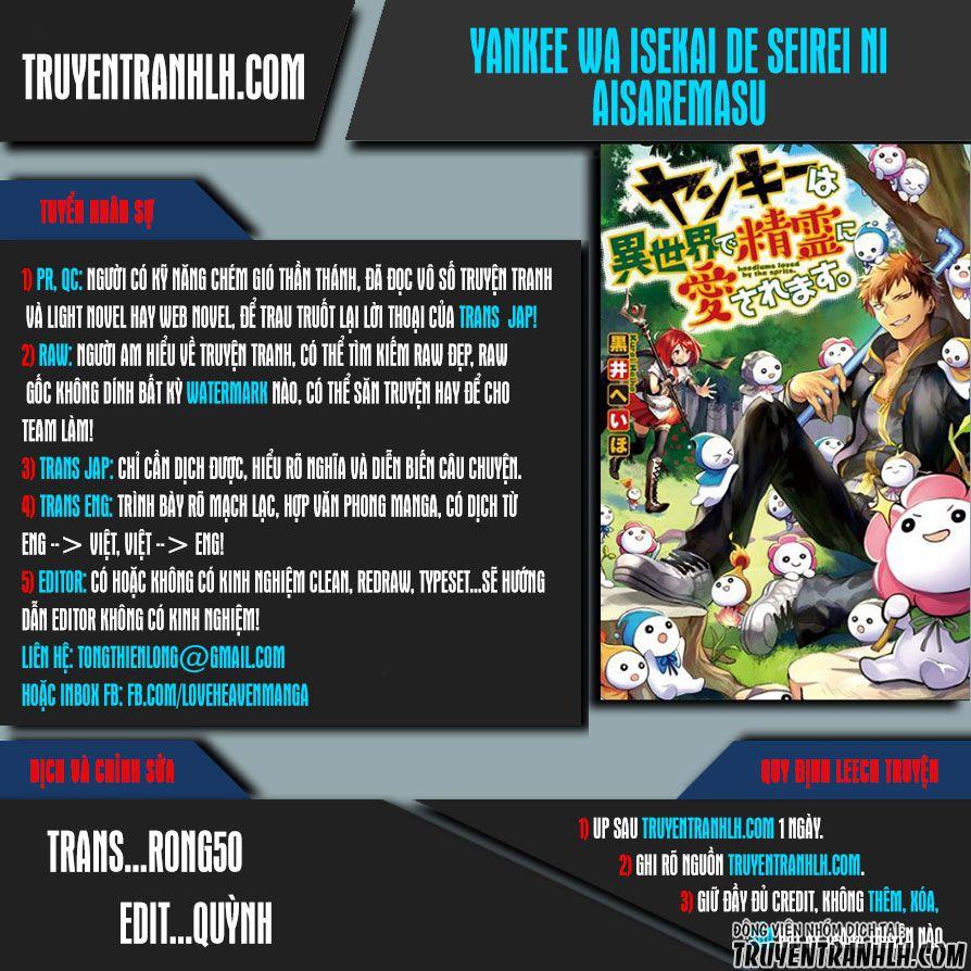 Yankee Wa Isekai De Seirei Ni Aisaremasu Chapter 7 - Trang 2