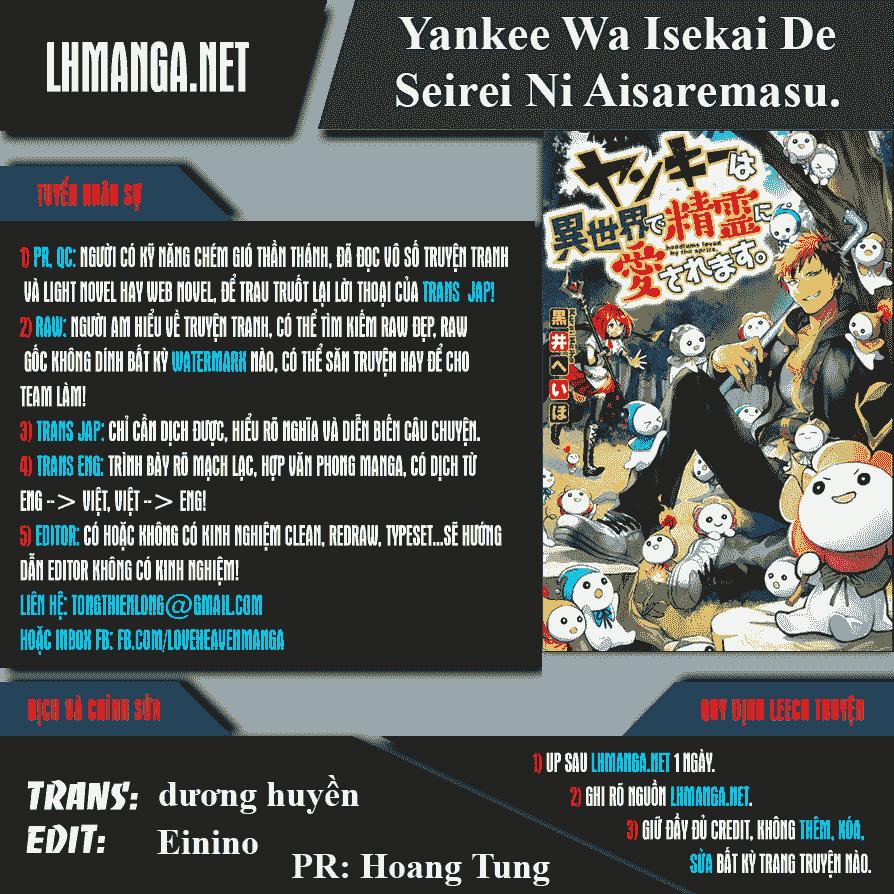 Yankee Wa Isekai De Seirei Ni Aisaremasu Chapter 1 - Trang 2