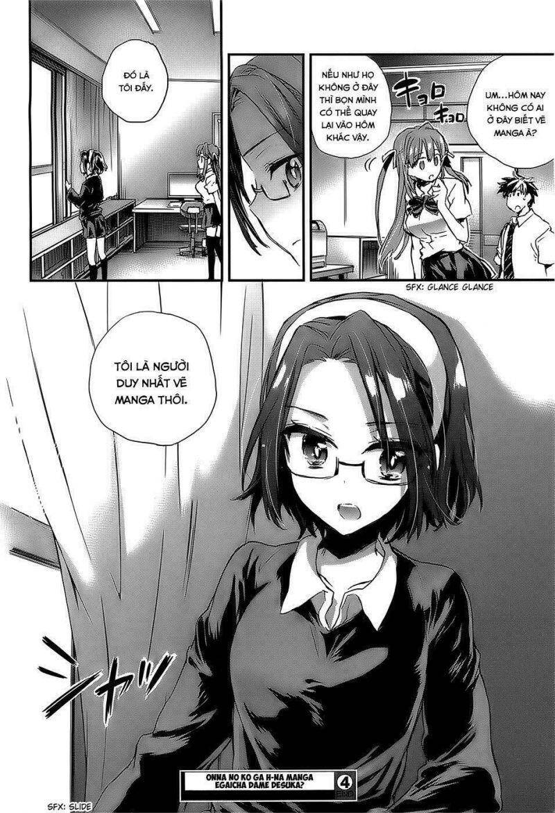 Onna No Ko Ga H-Na Manga Egaicha Dame Desuka Chapter 4 - Trang 2