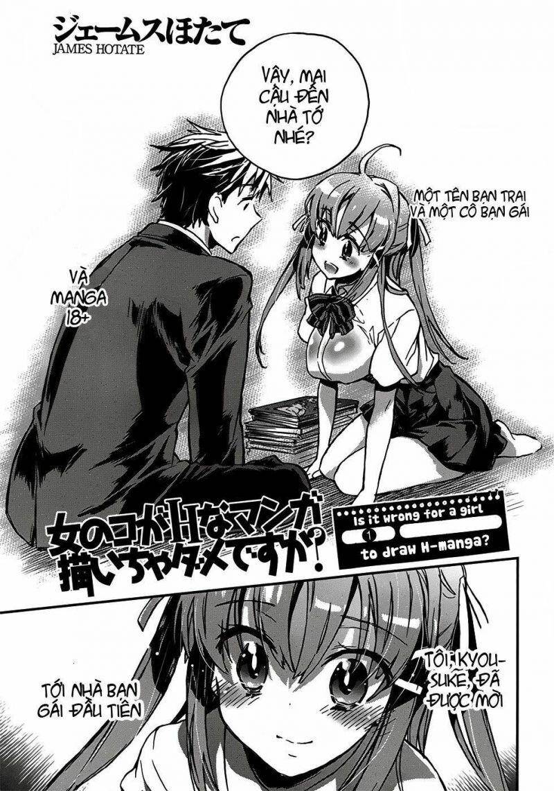 Onna No Ko Ga H-Na Manga Egaicha Dame Desuka Chapter 2 - Trang 2