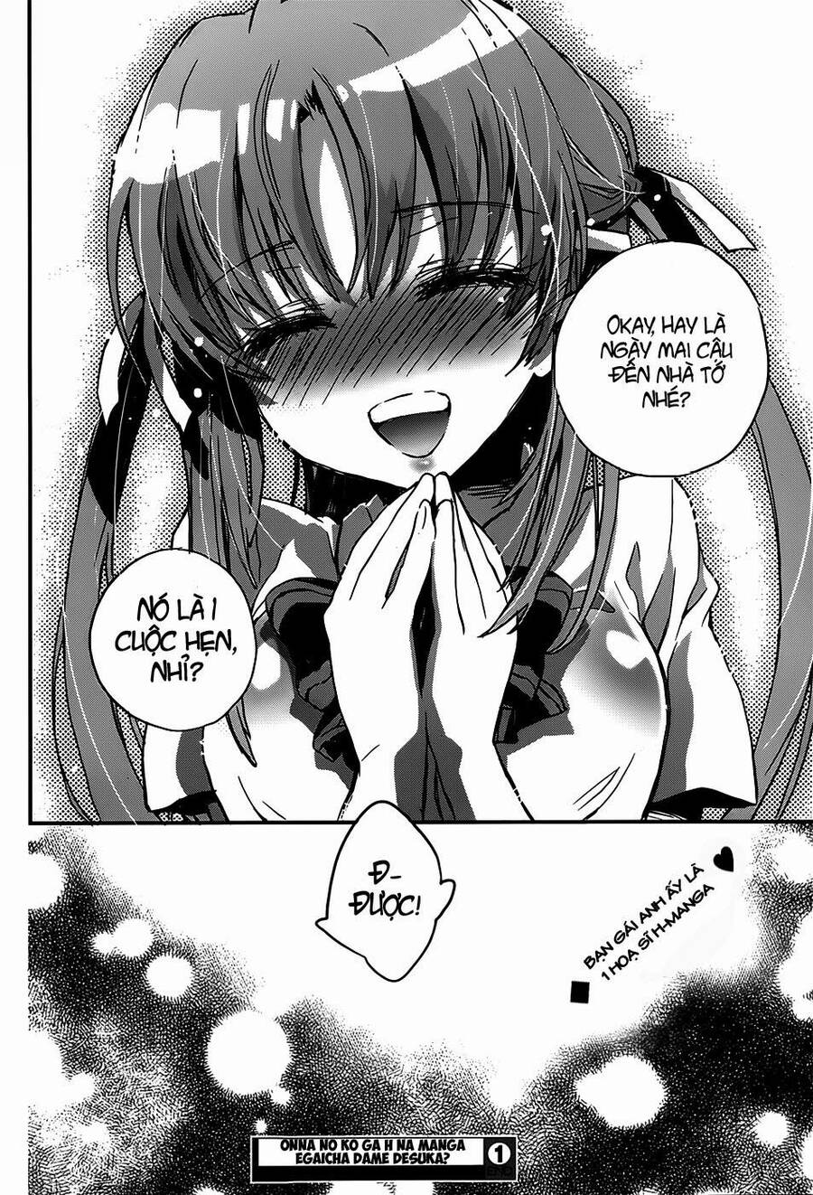 Onna No Ko Ga H-Na Manga Egaicha Dame Desuka Chapter 1 - Trang 2