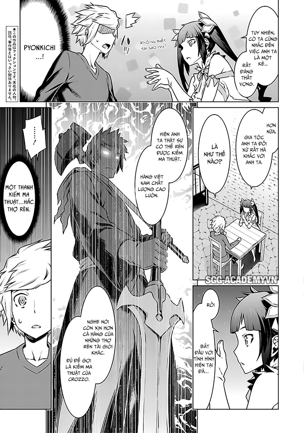 Dungeon Ni Deai O Motomeru No Wa Machigatte Iru Darou Ka Chapter 54 - Trang 2