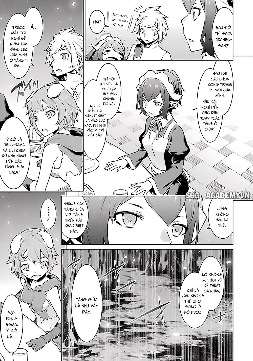 Dungeon Ni Deai O Motomeru No Wa Machigatte Iru Darou Ka Chapter 49 - Trang 2