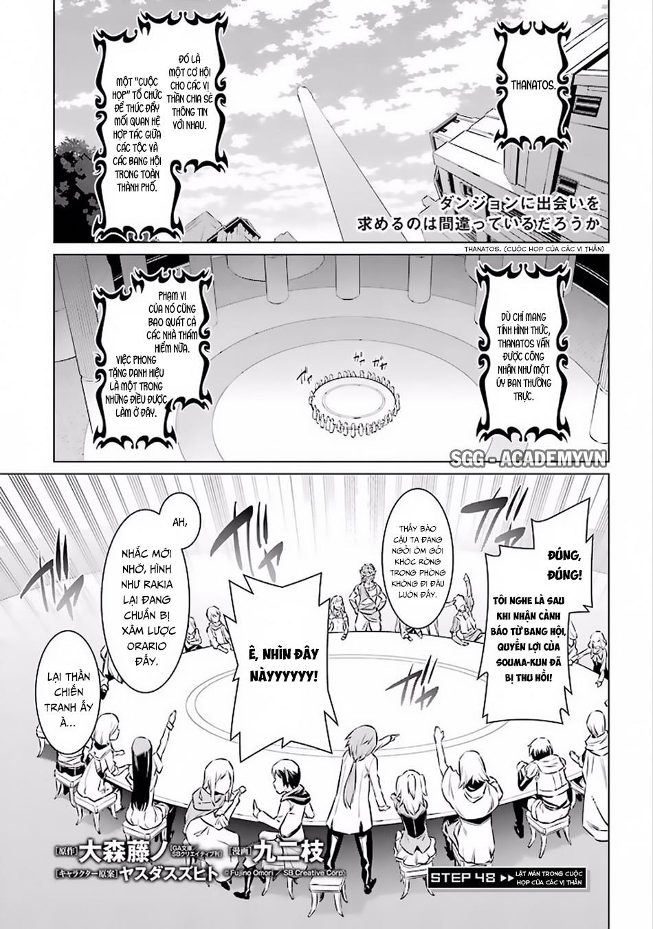 Dungeon Ni Deai O Motomeru No Wa Machigatte Iru Darou Ka Chapter 48 - Trang 2