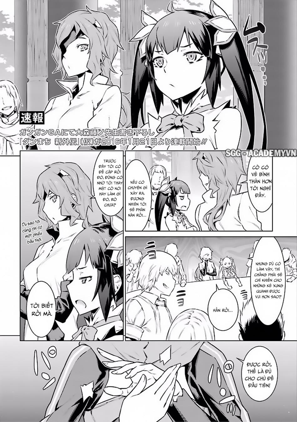 Dungeon Ni Deai O Motomeru No Wa Machigatte Iru Darou Ka Chapter 48 - Trang 2